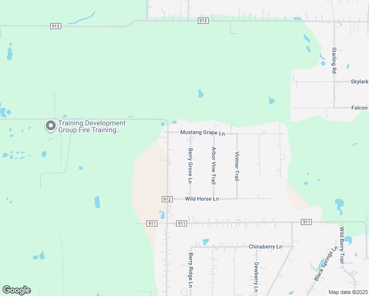 map of restaurants, bars, coffee shops, grocery stores, and more near 6605 Berry Grove Lane in Joshua