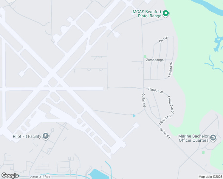 map of restaurants, bars, coffee shops, grocery stores, and more near Geiger Boulevard in Beaufort