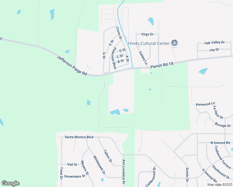 map of restaurants, bars, coffee shops, grocery stores, and more near 6703 Jefferson Paige Road in Shreveport
