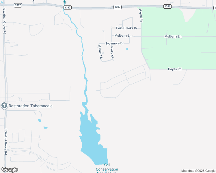 map of restaurants, bars, coffee shops, grocery stores, and more near 5220 Redwood Ln in Midlothian