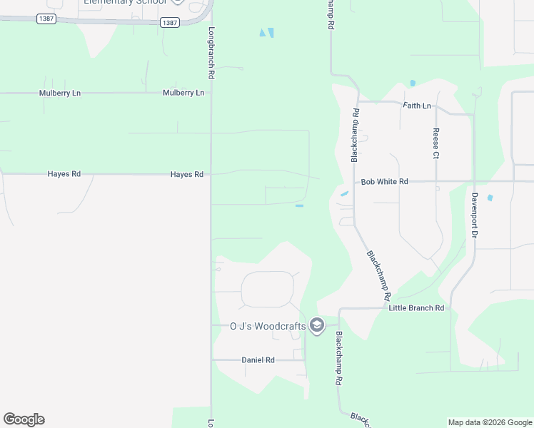map of restaurants, bars, coffee shops, grocery stores, and more near 830 Longbranch Road in Midlothian
