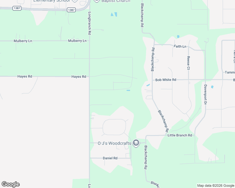 map of restaurants, bars, coffee shops, grocery stores, and more near 830 Longbranch Road in Midlothian