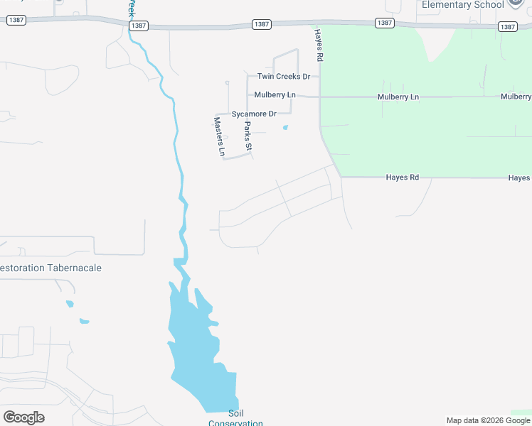 map of restaurants, bars, coffee shops, grocery stores, and more near 6050 Hayes Road in Midlothian