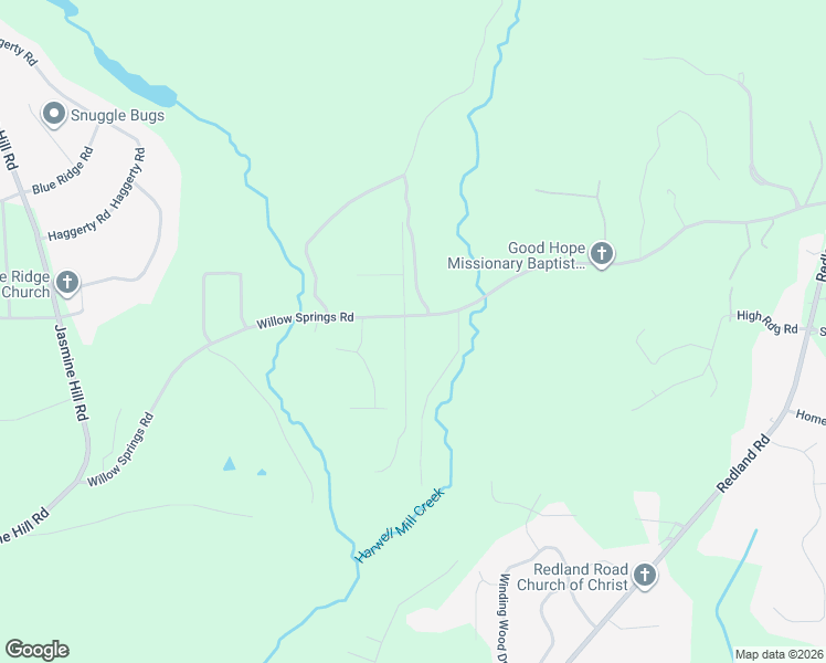 map of restaurants, bars, coffee shops, grocery stores, and more near 905-985 Willow Springs Road in Wetumpka