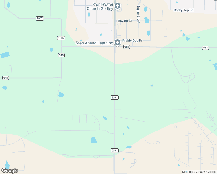 map of restaurants, bars, coffee shops, grocery stores, and more near 12001 Farm to Market Road 2331 in Godley