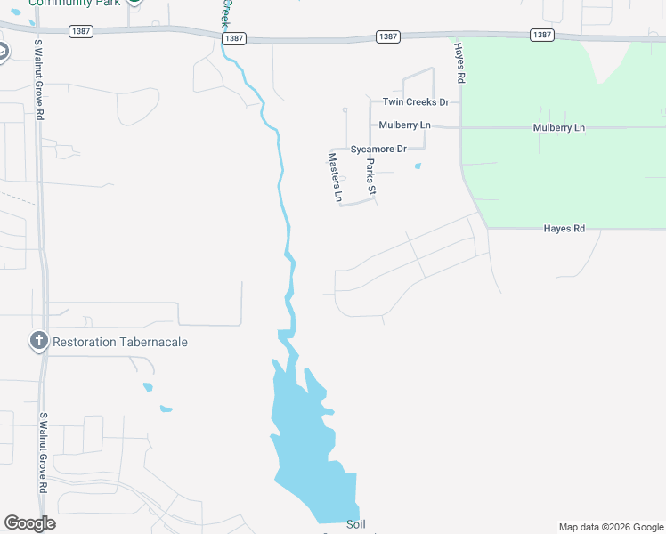 map of restaurants, bars, coffee shops, grocery stores, and more near 281 South Walnut Grove Road in Midlothian