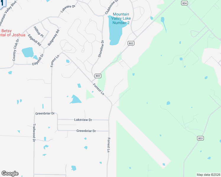 map of restaurants, bars, coffee shops, grocery stores, and more near 7 Fox Hollow Drive in Joshua