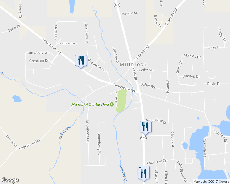 map of restaurants, bars, coffee shops, grocery stores, and more near 3425 Sullivan Lane in Millbrook