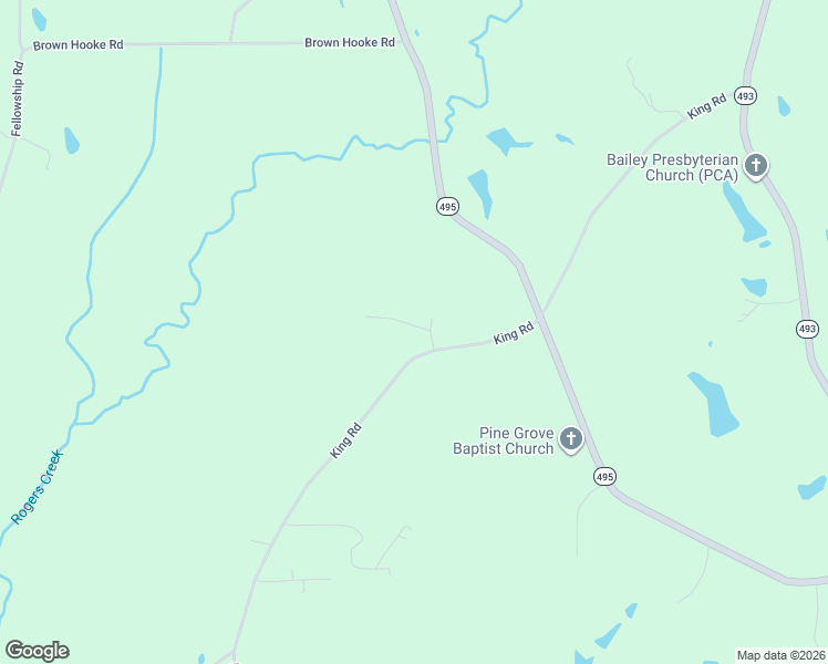 map of restaurants, bars, coffee shops, grocery stores, and more near 8325-8345 King Road in Meridian