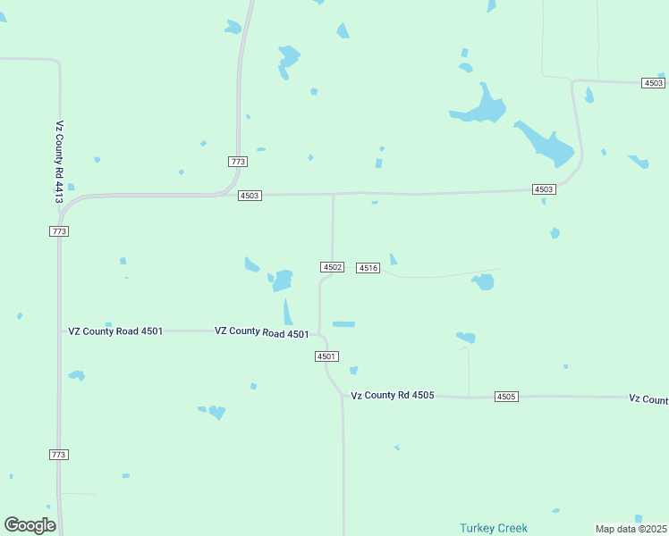map of restaurants, bars, coffee shops, grocery stores, and more near 400 County Road 4516 in Ben Wheeler