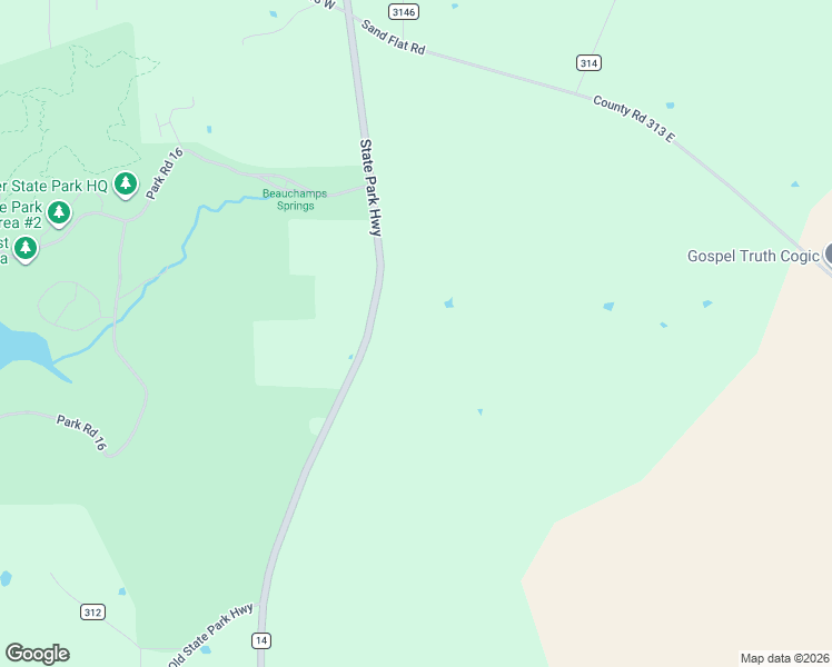map of restaurants, bars, coffee shops, grocery stores, and more near Fm 14 in Tyler