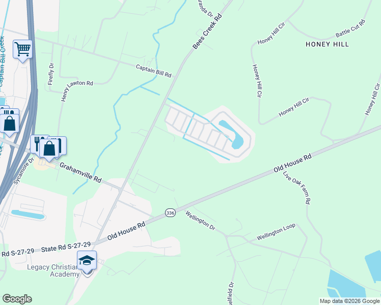 map of restaurants, bars, coffee shops, grocery stores, and more near 907 Ridgeland Lakes Drive in Ridgeland