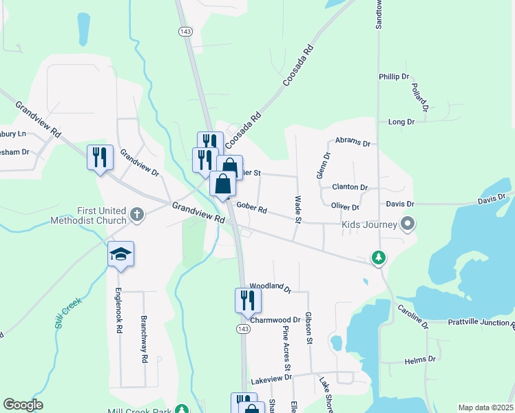 map of restaurants, bars, coffee shops, grocery stores, and more near 3361 Branch Street in Millbrook