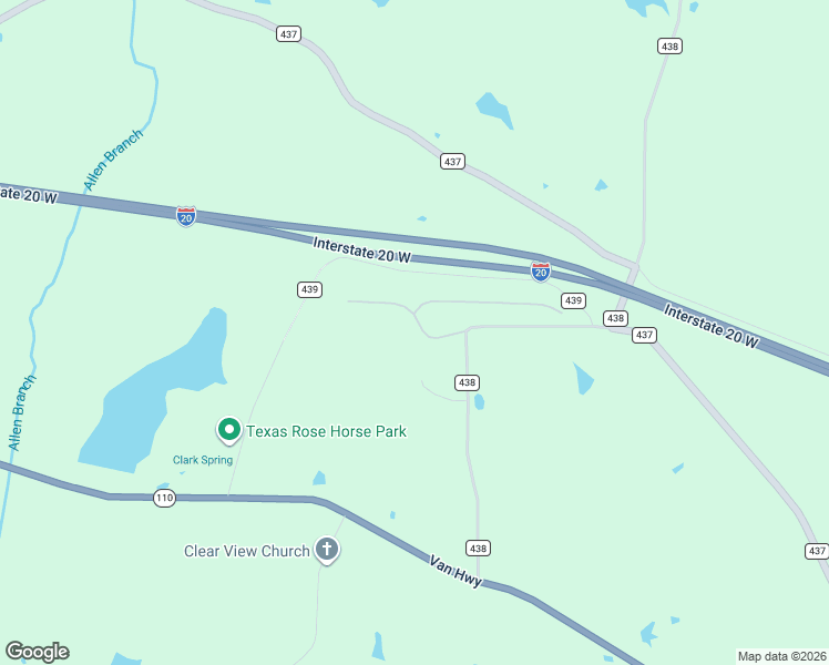 map of restaurants, bars, coffee shops, grocery stores, and more near 19589 Dove Ridge Lane in Lindale