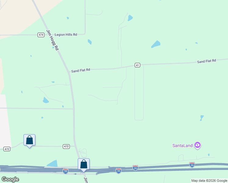 map of restaurants, bars, coffee shops, grocery stores, and more near 12121 Copper Court in Tyler