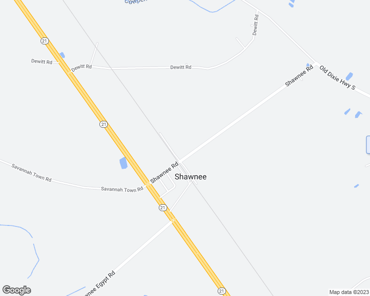map of restaurants, bars, coffee shops, grocery stores, and more near 225 Shawnee Road in Springfield