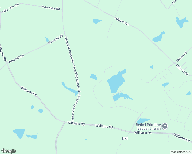 map of restaurants, bars, coffee shops, grocery stores, and more near 822 Herons Walk in Statesboro