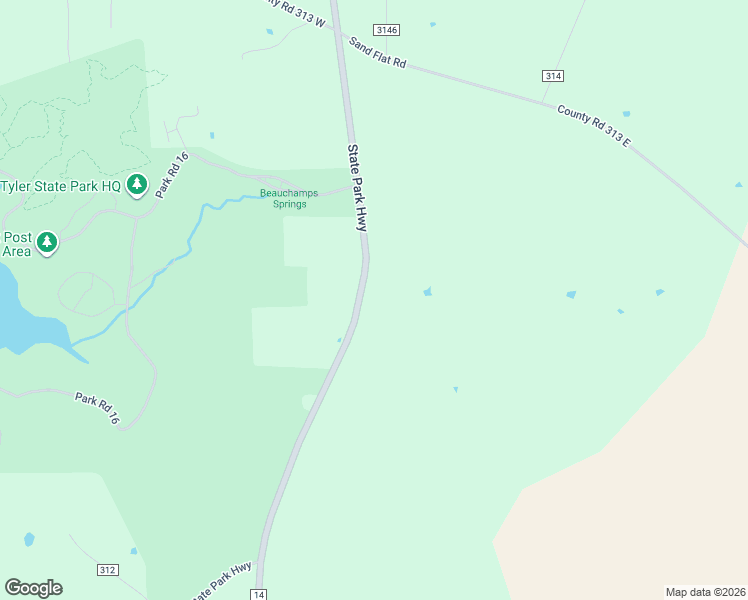 map of restaurants, bars, coffee shops, grocery stores, and more near 14572 Farm to Market Road 14 in Tyler