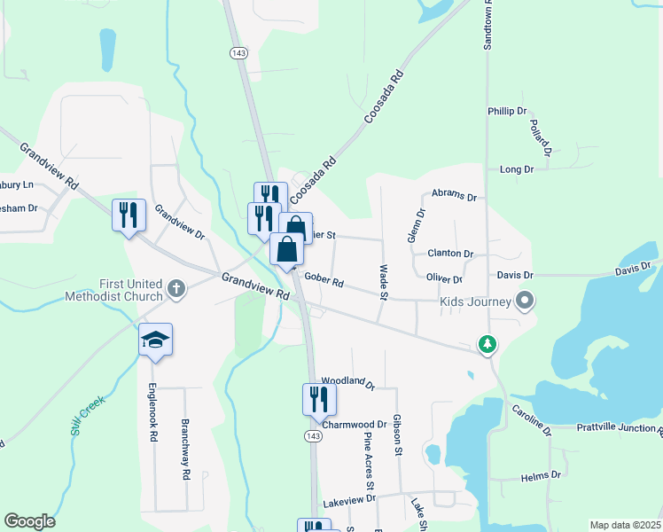 map of restaurants, bars, coffee shops, grocery stores, and more near 3316 Branch Street in Millbrook