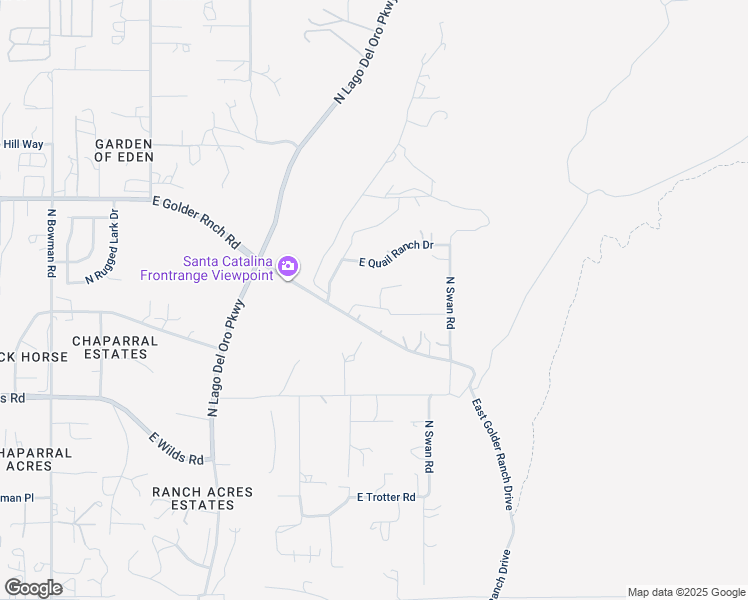 map of restaurants, bars, coffee shops, grocery stores, and more near 4541 East Redtail Hawk Lane in Tucson