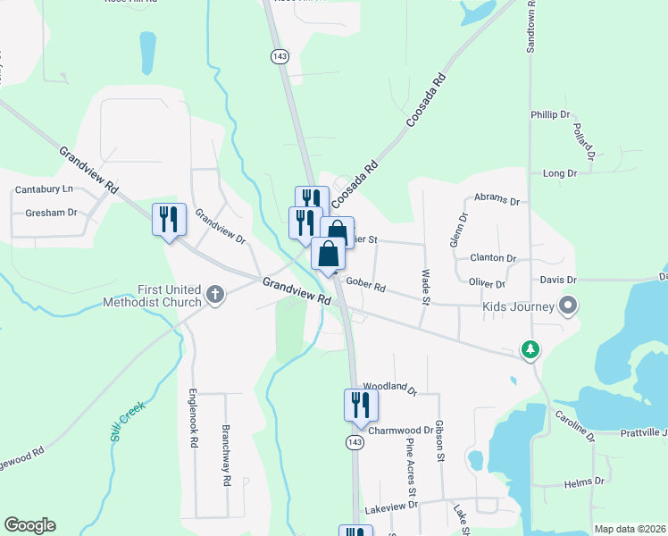 map of restaurants, bars, coffee shops, grocery stores, and more near 3259 Main Street in Millbrook