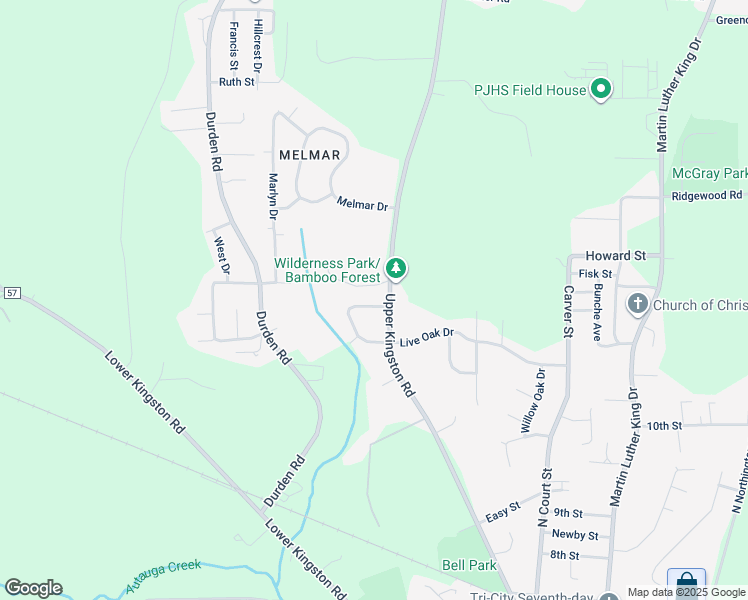 map of restaurants, bars, coffee shops, grocery stores, and more near 124 Kingston Place in Prattville