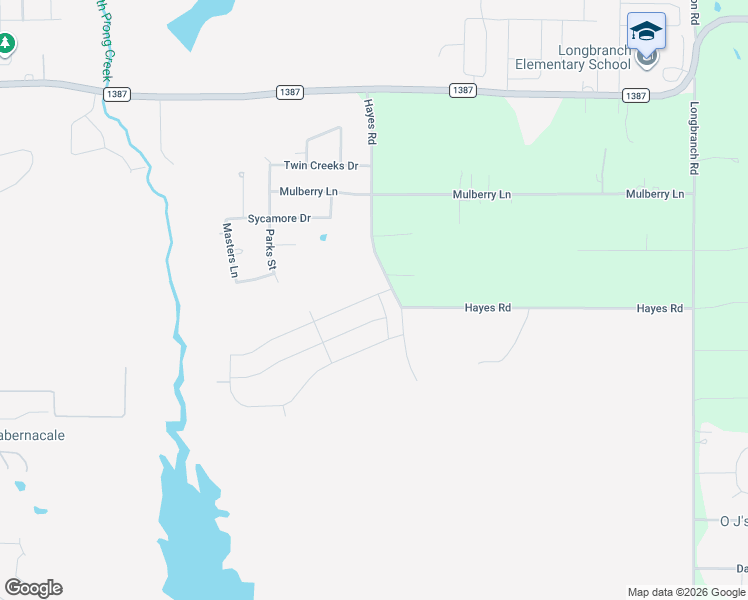 map of restaurants, bars, coffee shops, grocery stores, and more near 6201 Hayes Road in Midlothian