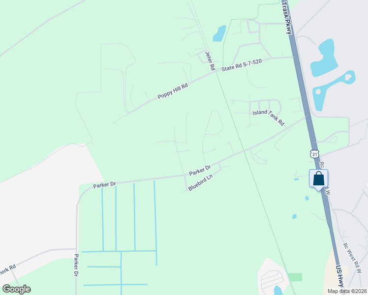 map of restaurants, bars, coffee shops, grocery stores, and more near 8 Marguerita Court in Beaufort