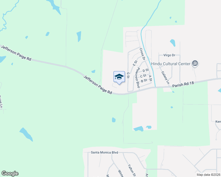 map of restaurants, bars, coffee shops, grocery stores, and more near 6821 Jefferson Paige Road in Shreveport