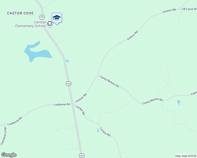 map of restaurants, bars, coffee shops, grocery stores, and more near 1879 Golson Road in Calhoun