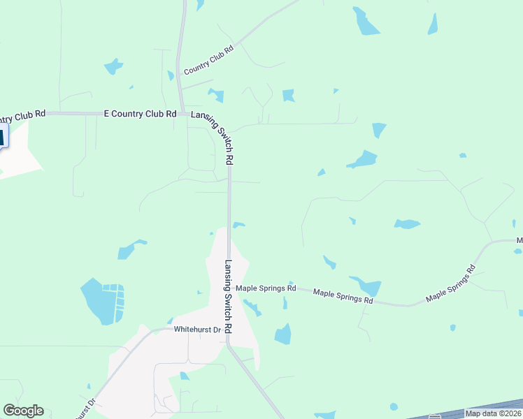map of restaurants, bars, coffee shops, grocery stores, and more near 2241 Lansing Switch Road in Longview