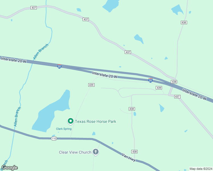 map of restaurants, bars, coffee shops, grocery stores, and more near 19668 Dove Ridge Lane in Lindale