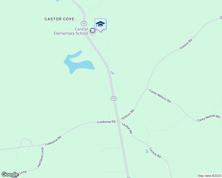 map of restaurants, bars, coffee shops, grocery stores, and more near 1323 Louisiana 151 in Calhoun