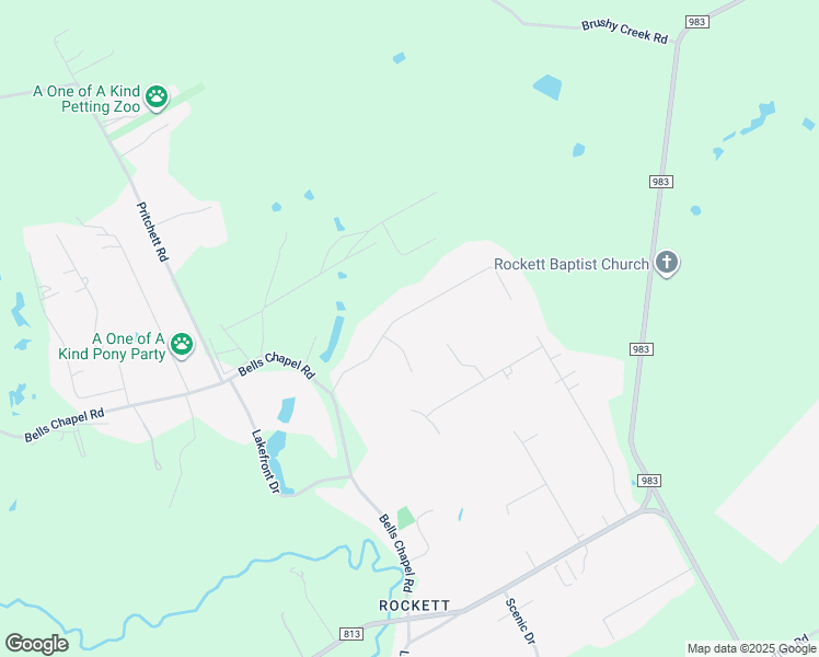 map of restaurants, bars, coffee shops, grocery stores, and more near 171 Chapel Hill Lane in Waxahachie