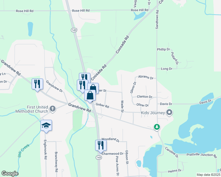 map of restaurants, bars, coffee shops, grocery stores, and more near 3891 Frasier Street in Millbrook
