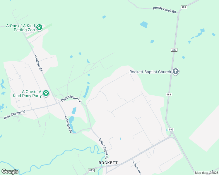 map of restaurants, bars, coffee shops, grocery stores, and more near 230 Chapel Hill Lane in Waxahachie