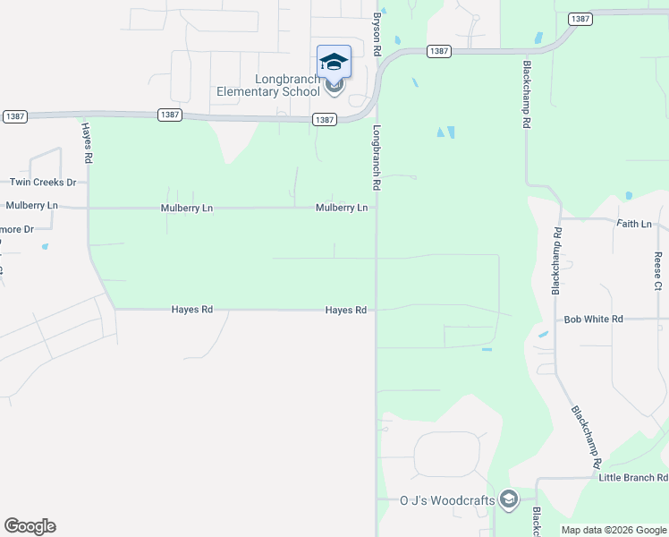 map of restaurants, bars, coffee shops, grocery stores, and more near 6610 Champion Road in Midlothian
