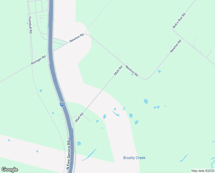 map of restaurants, bars, coffee shops, grocery stores, and more near 203 Matt Road in Ferris