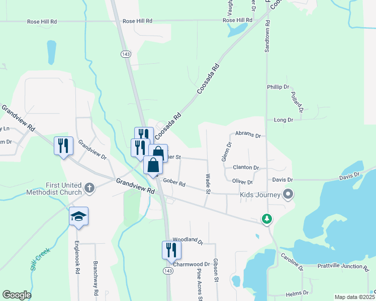 map of restaurants, bars, coffee shops, grocery stores, and more near 3841 Frasier Street in Millbrook