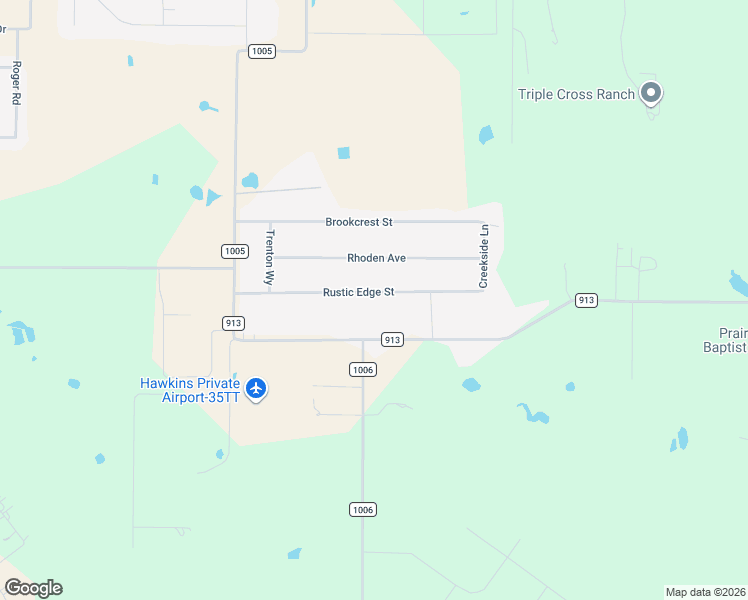 map of restaurants, bars, coffee shops, grocery stores, and more near 6500 County Road 913 in Godley