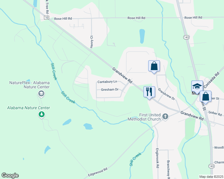 map of restaurants, bars, coffee shops, grocery stores, and more near 100 Gresham Drive in Millbrook