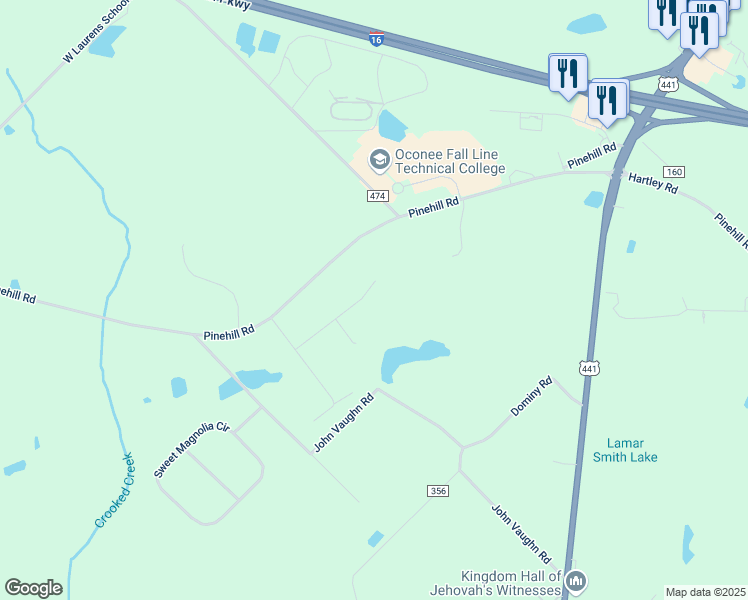 map of restaurants, bars, coffee shops, grocery stores, and more near 453 Lollie Drive in Dublin