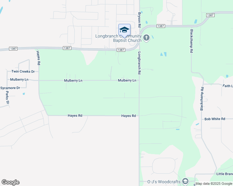map of restaurants, bars, coffee shops, grocery stores, and more near 6621 Champion Road in Midlothian