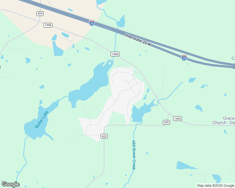 map of restaurants, bars, coffee shops, grocery stores, and more near 14531 Meadow Glen in Lindale