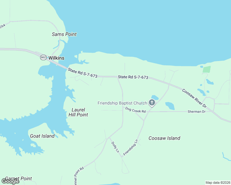 map of restaurants, bars, coffee shops, grocery stores, and more near 24 Gannet Point Road in Beaufort