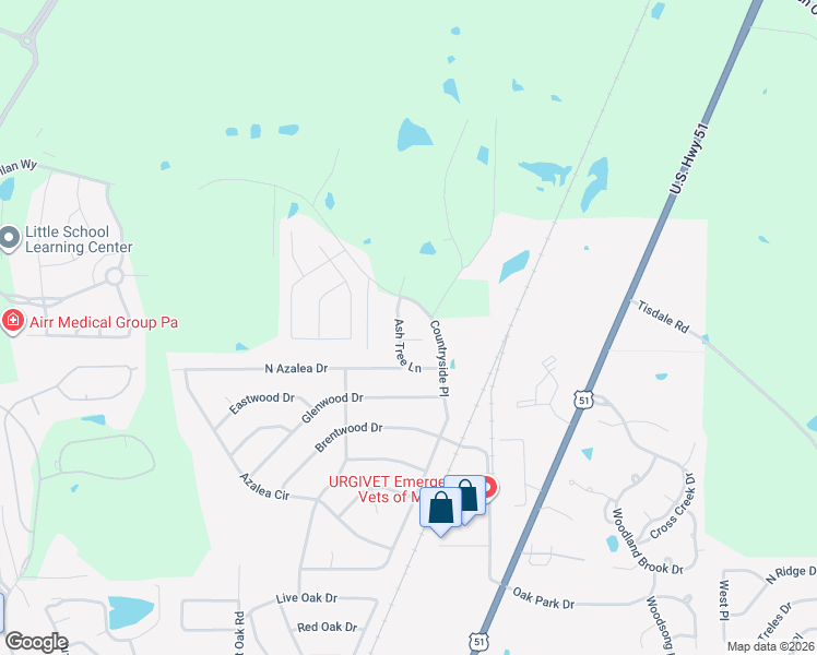 map of restaurants, bars, coffee shops, grocery stores, and more near 434 Ash Tree Lane in Madison