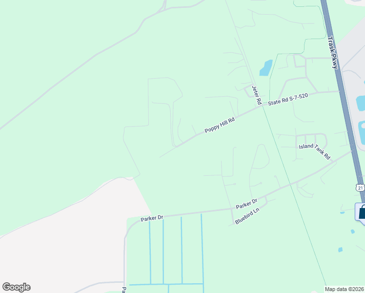 map of restaurants, bars, coffee shops, grocery stores, and more near 151 Poppy Hill Road in Beaufort