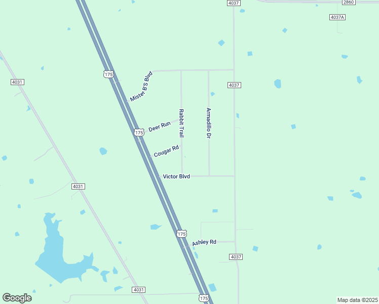 map of restaurants, bars, coffee shops, grocery stores, and more near 5431 Rabbit Trail in Kemp