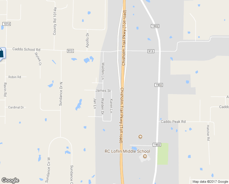 map of restaurants, bars, coffee shops, grocery stores, and more near 7112 Karen Lane in Joshua