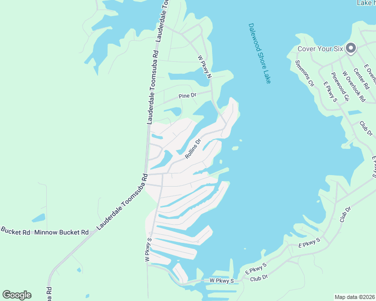 map of restaurants, bars, coffee shops, grocery stores, and more near 3671 Rollins Drive in Lauderdale